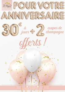 Joyeux Anniversaire Casino Le Royal Chamonix