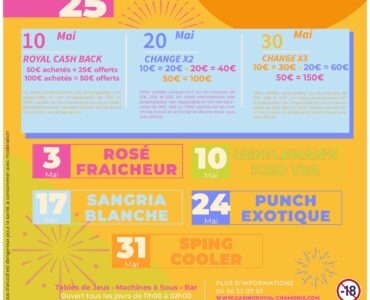 PROGRAMME DES ANIMATIONS • MAI 2025 🌺