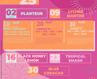 PROGRAMME DES ANIMATIONS • AOUT 2025 🌈