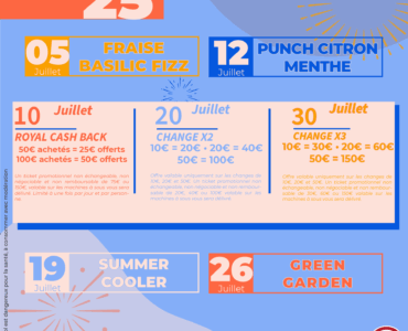 PROGRAMME DES ANIMATIONS • JUILLET 2025 ☀️